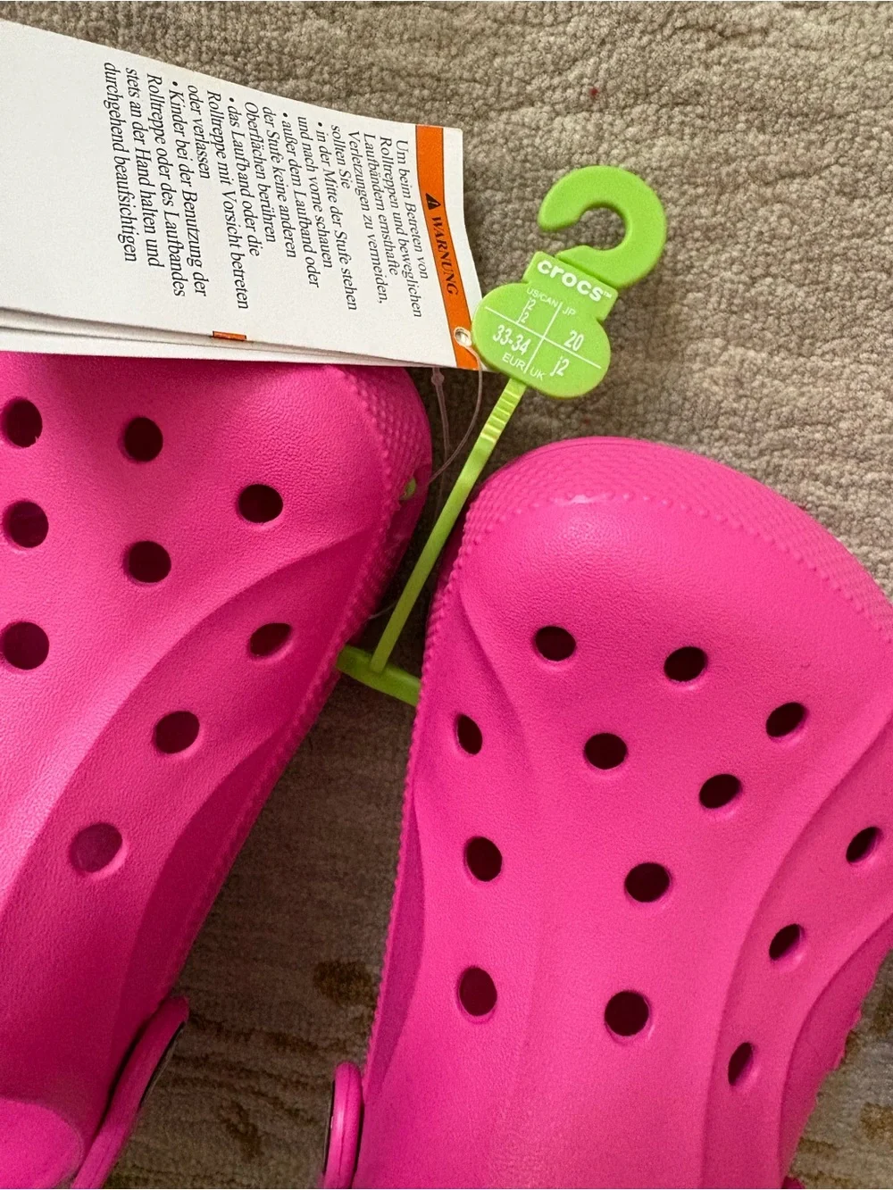 CROCS lightweight foam